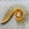 Gold Peacock metal wall art