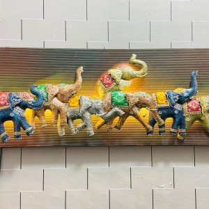 elephant metal wall art