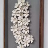 geranium flower metal wall decor